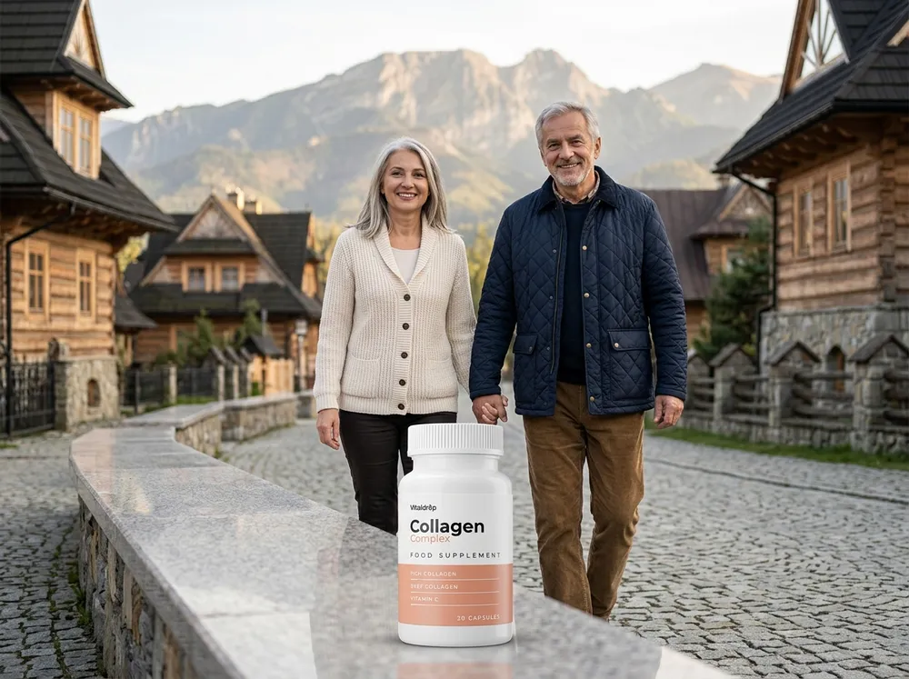 Para na spacerze — zamówienie Collagen Complex