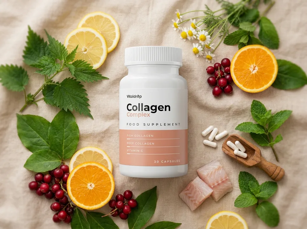 Naturalne składniki Collagen Complex — oryginał