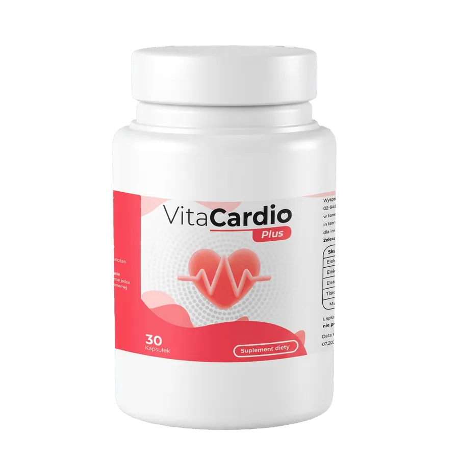 VitaCardio Plus — 30 kapsułek (~10–30 dni stosowania)